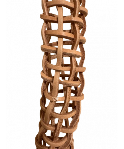 Parrot-Supplies Woven Preening Leather Stick With Wooden Shapes Parrot Toy Parrot-Supplies Woven Preening Leather Stick With Wooden Shapes Parrot Toy